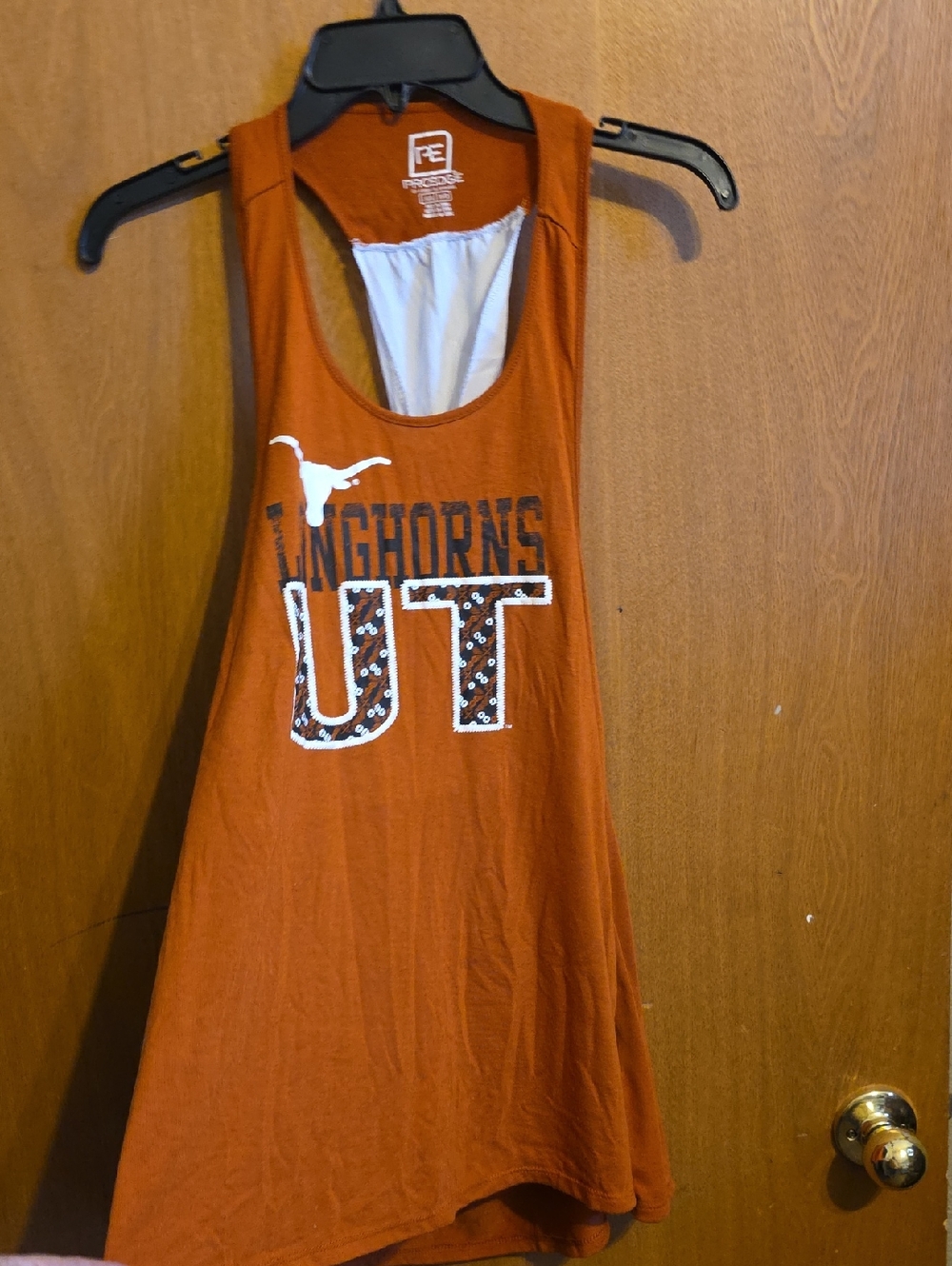 Pro Edge Orange Tank with White Logo